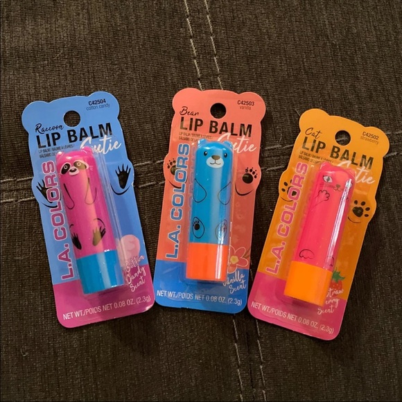 🥰🥰 L.A. Colors Cutie Scented Lip Balms 🥰🥰 - Picture 1 of 5